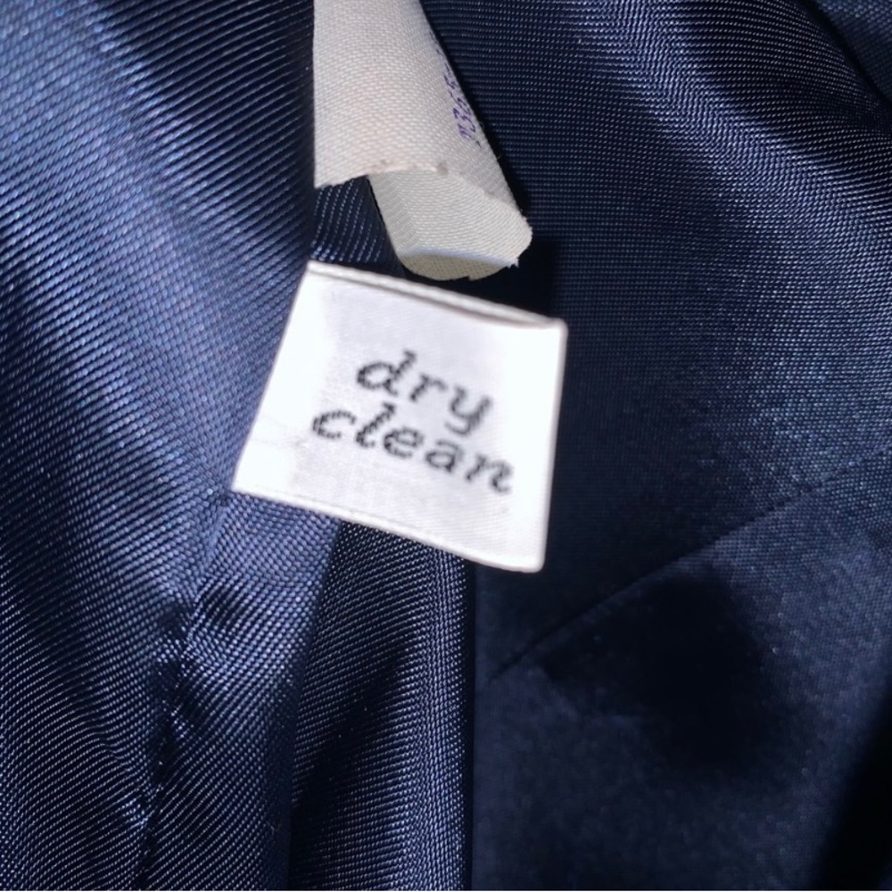 Pendleton Vintage Navy Wool Blazer Size 8 Classic Cut - Picture 5 of 5